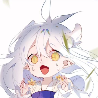 可爱白毛