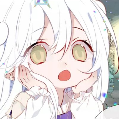 可爱白毛