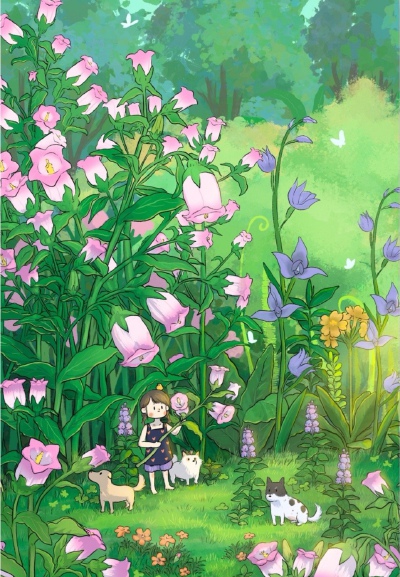 清新可爱的水彩插画 By_鸽子巴啦巴啦