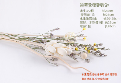 无火香薰扩香干花 香氛藤条 挥发工具 扩香棒花 散香配件香薰棒