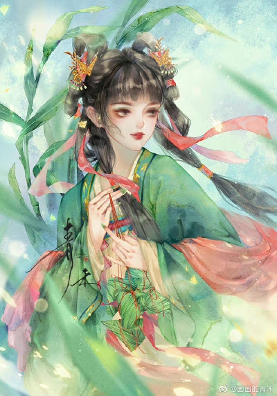 （古风美人）画师：画画的青禾
