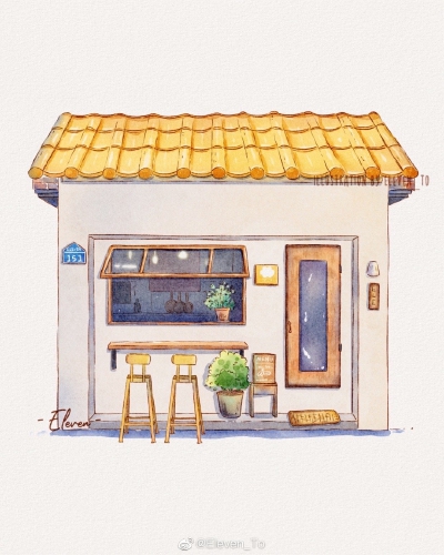 店铺插画/手账素材
画师：Eleven_To
