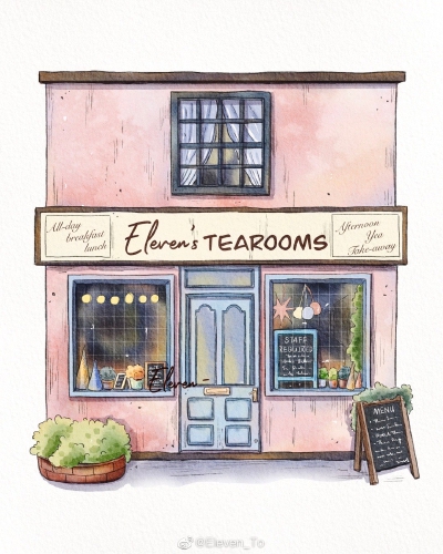 店铺插画/手账素材
画师：Eleven_To