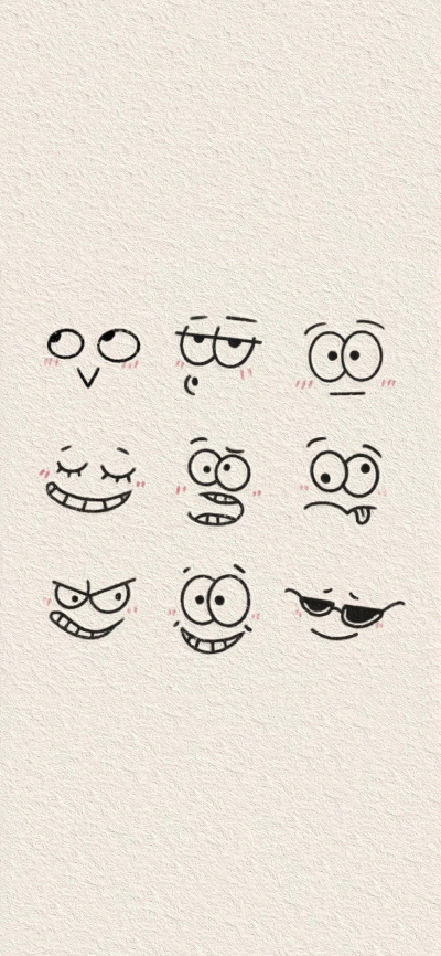 表情素材，可可爱爱萌趣小表情