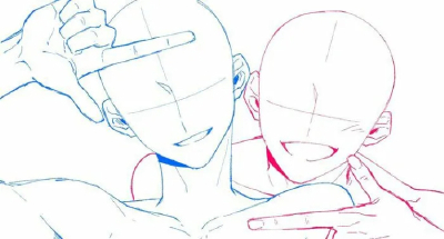 绘画素材/姿势/线稿