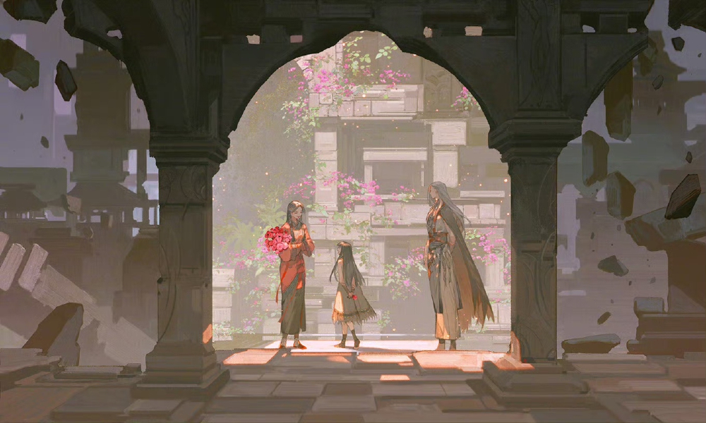插画师〔饼饼大战贰狗叽〕绘