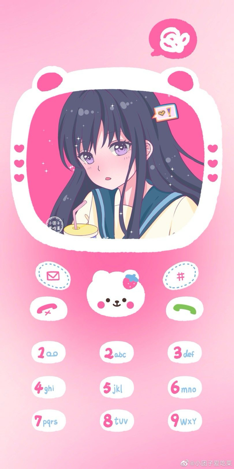 少女心 诺基亚手机壁纸