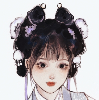 古风女头
画师：c豆腐脑c ​