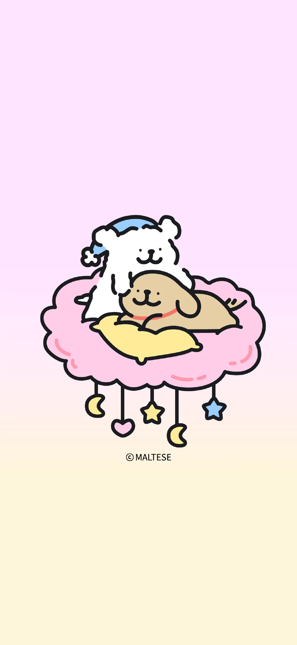 可爱线条小狗手绘
微博@线条小狗MALTESE