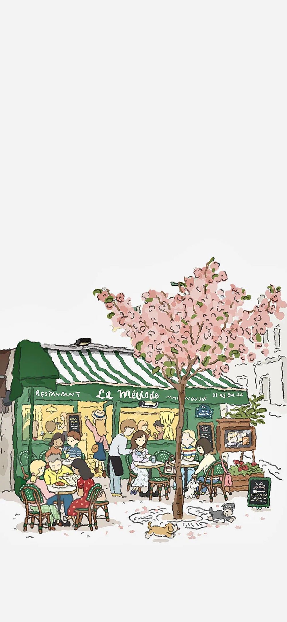 春日感插画壁纸