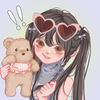 手绘女头