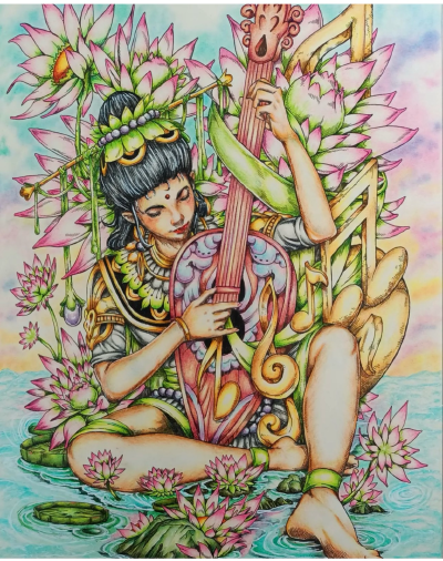 涂色