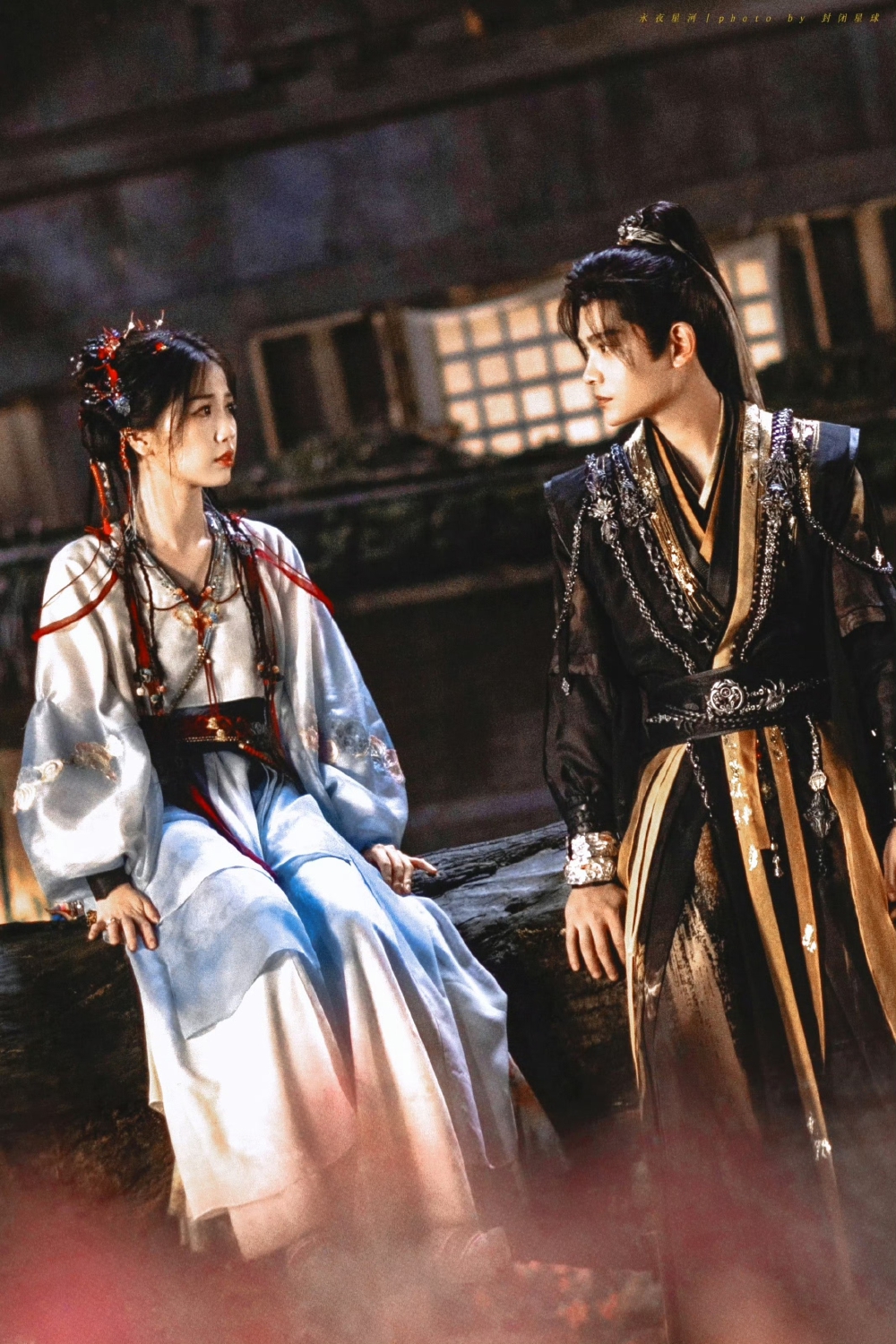 虞书欣×丁禹兮 ‖ 永夜星河◎凌妙妙×慕声
图源微博cr：封闭星球__