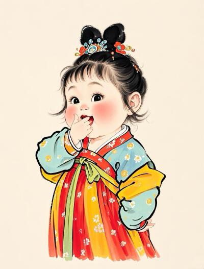 可爱古风娃娃