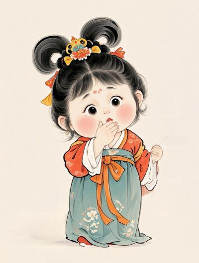 可爱古风娃娃