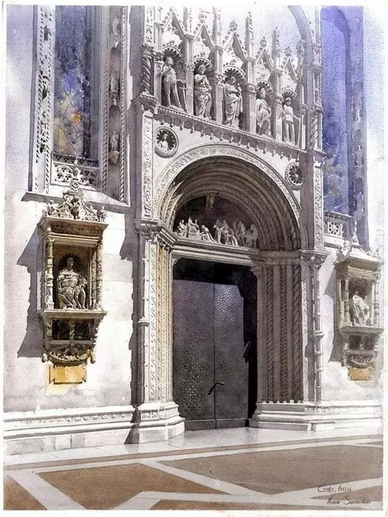 波兰水彩艺术家 Michał Suffczynski 一组超棒水彩绘画