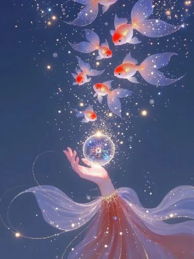 清新 唯美 插画 图片