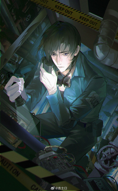 名侦探柯南人物插画绘画线稿黑白手绘头像素描临摹细节几何素材风格个性
@吉士口