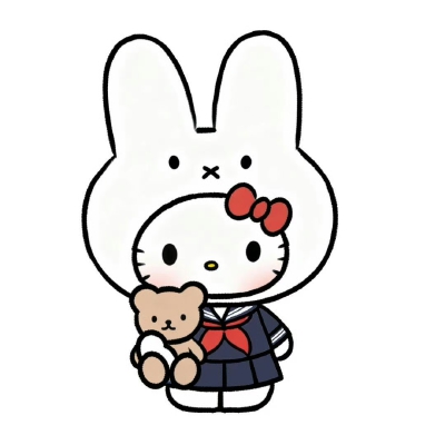 Miffy×Kitty可爱头像
图源：Kitty小宇宙
#闺蜜头像#