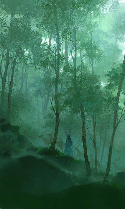 插画精选｜画师：伊吹鸡腿子