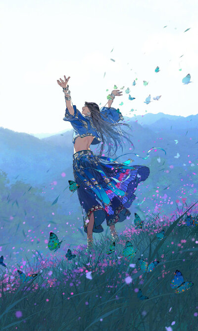 插画精选｜画师：伊吹鸡腿子
