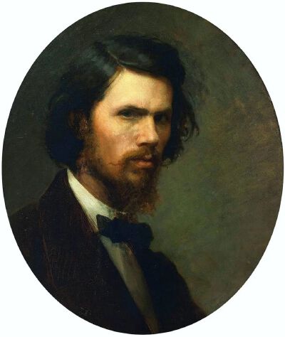 伊万‧克拉姆斯科伊
（Ivan Kramskoi）
《自画像》
1867年，油画
莫斯科特列季亚科夫画廊
