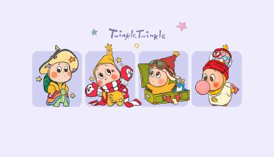 星星人 电脑壁纸 背景图
