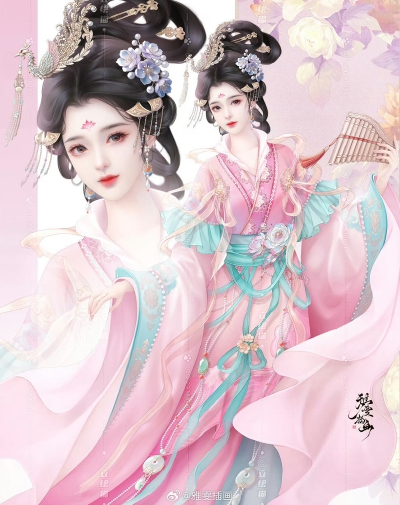 雅雯插画