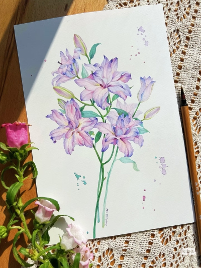 猫若影子的花花