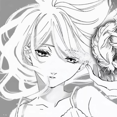 黑白漫画/女生头像