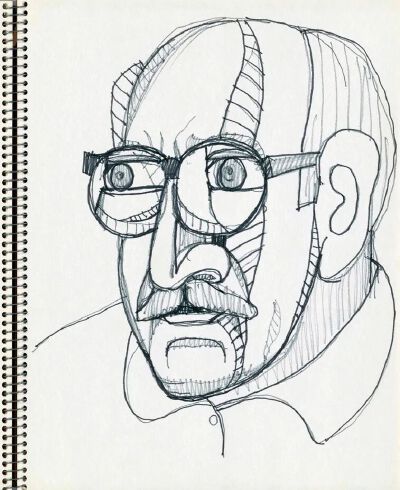 Page from sketchbook, c. 1986