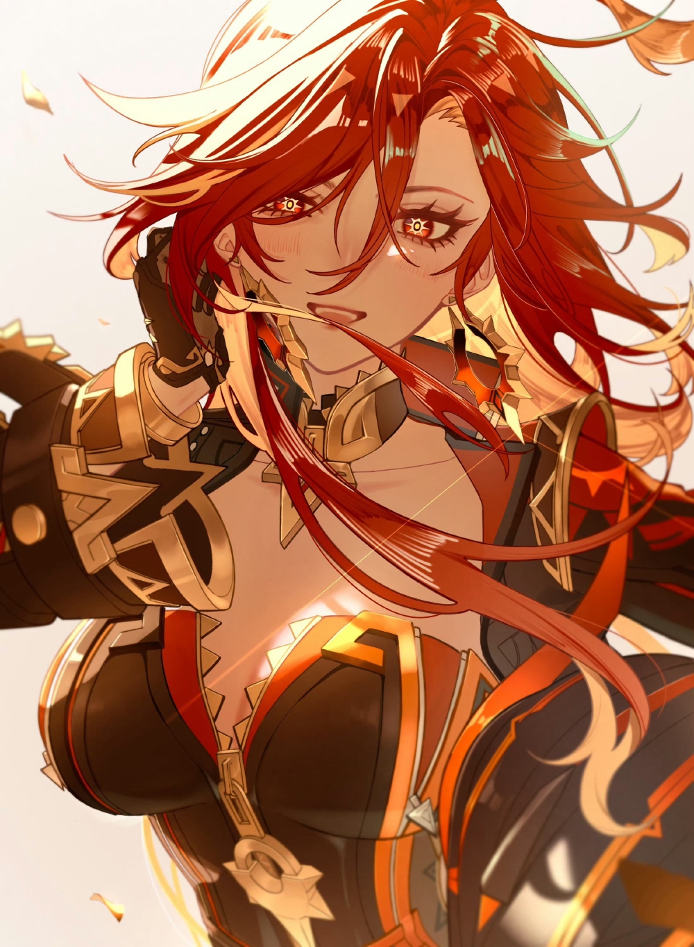 玛薇卡 画师推：silva__flores
来源@原神梗图大赏
