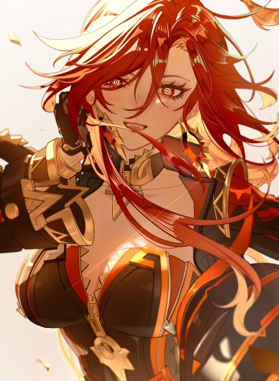 玛薇卡 画师推：silva__flores
来源@原神梗图大赏