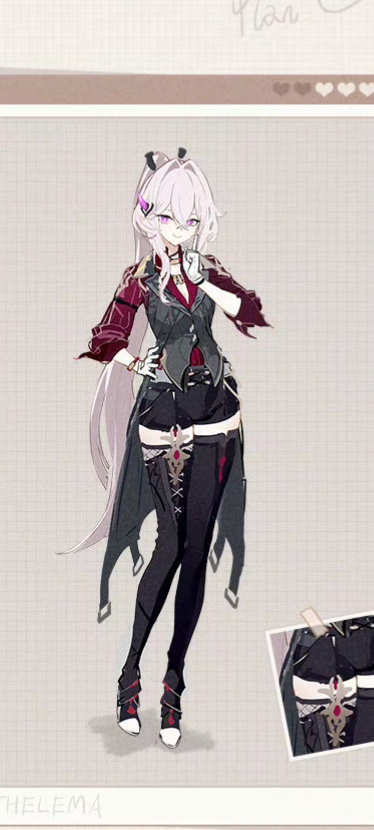 打字机美术档案 服装思路
来源@崩坏3爱酱小跟班