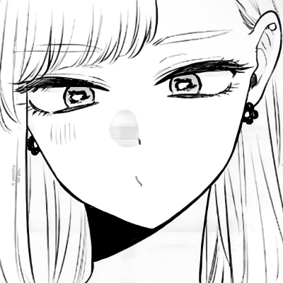 黑白漫画/女生头像