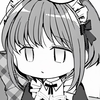 黑白漫画/女生头像