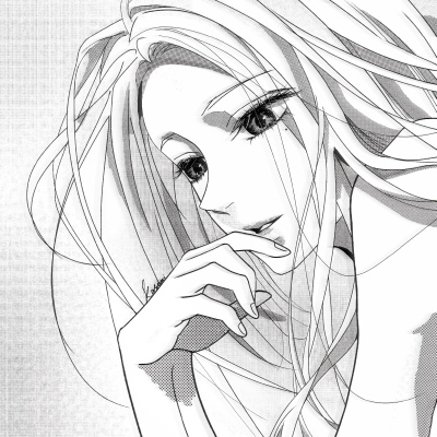 黑白漫画/女生头像