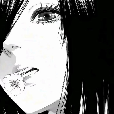 黑白漫画/女生头像