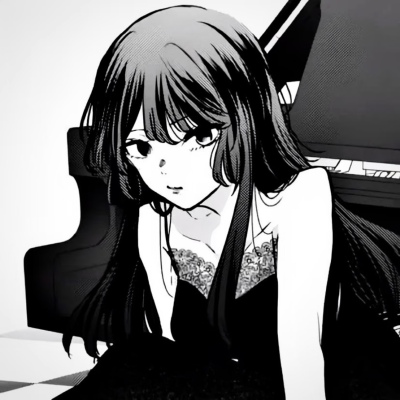 黑白漫画/女生头像