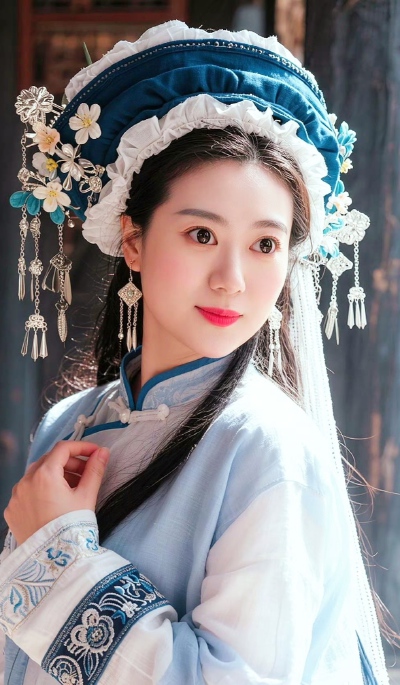  ‌羽衣常带烟霞色，不惹人间桃李花。