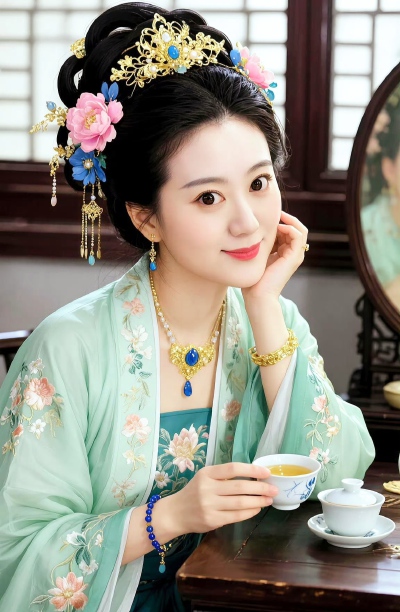 此女只应天上有，奈何花落至人间！
