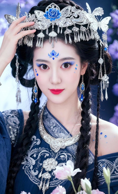 此女只应天上有，奈何花落至人间！