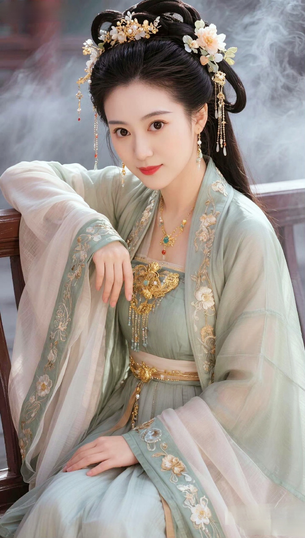 此女只应天上有，奈何花落至人间！