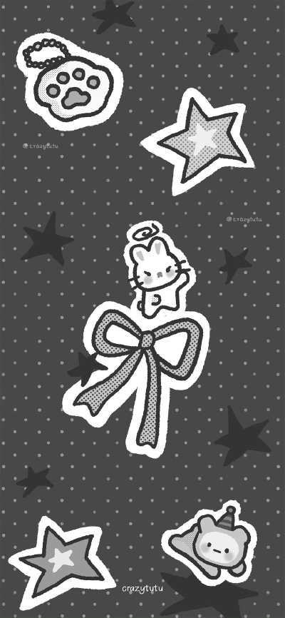黑白漫画风