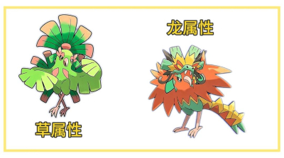 不同属性的花舞鸟