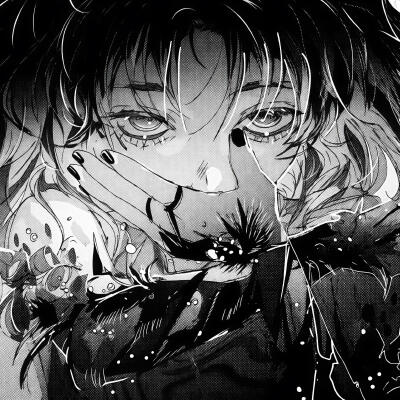 黑白漫画/女生头像