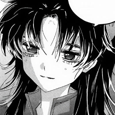 黑白漫画/女生头像