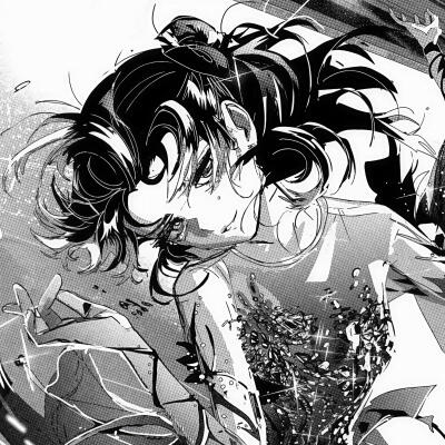 黑白漫画/女生头像