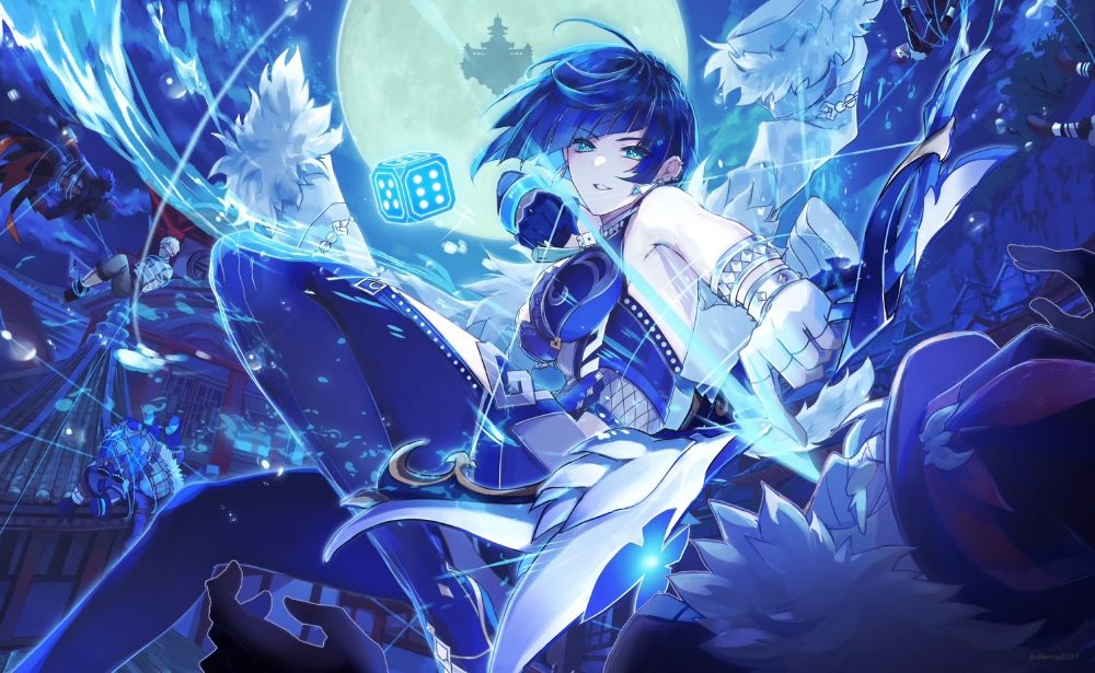 夜兰 画师推：silencio0327
