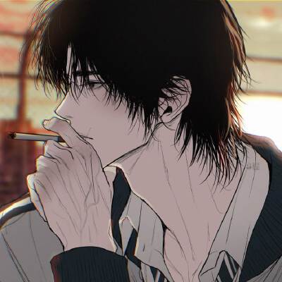 来源：Pin
编辑：混图
动漫男头Δ